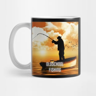 Old School Fishing Fisherman Mug